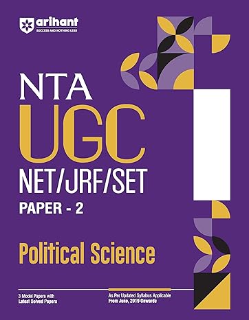   NTA UGC NET/JRF/SET Paper 2 - Political Science